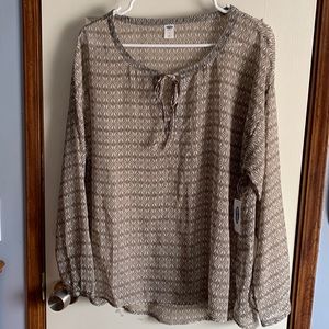 Old Navy Medium sheer blouse